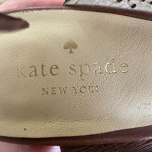 Kate Spade Paula Lasercut Women's Stacked Sandal Heels Size 10 - Picture 7 of 10